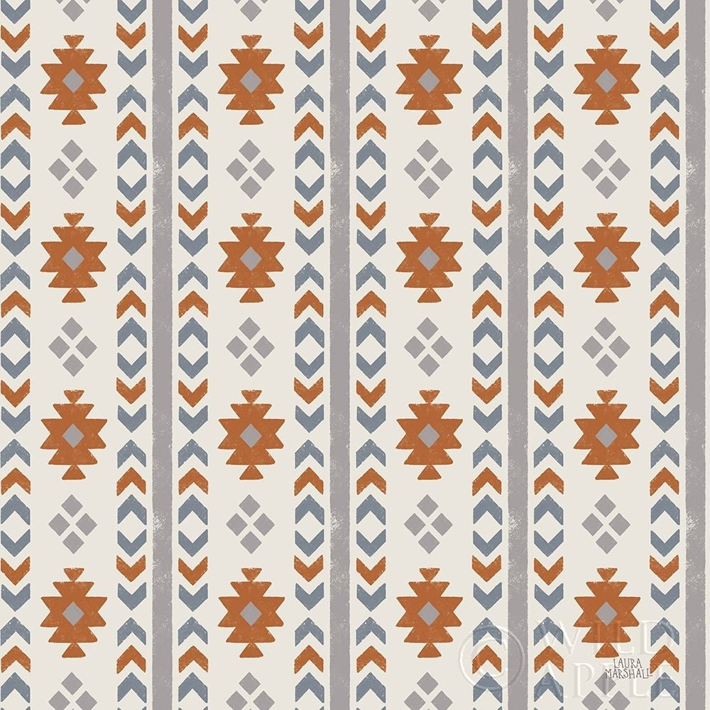 Gone Glamping Pattern VA Poster Print by Laura Marshall-VARPDX53625 Image 1