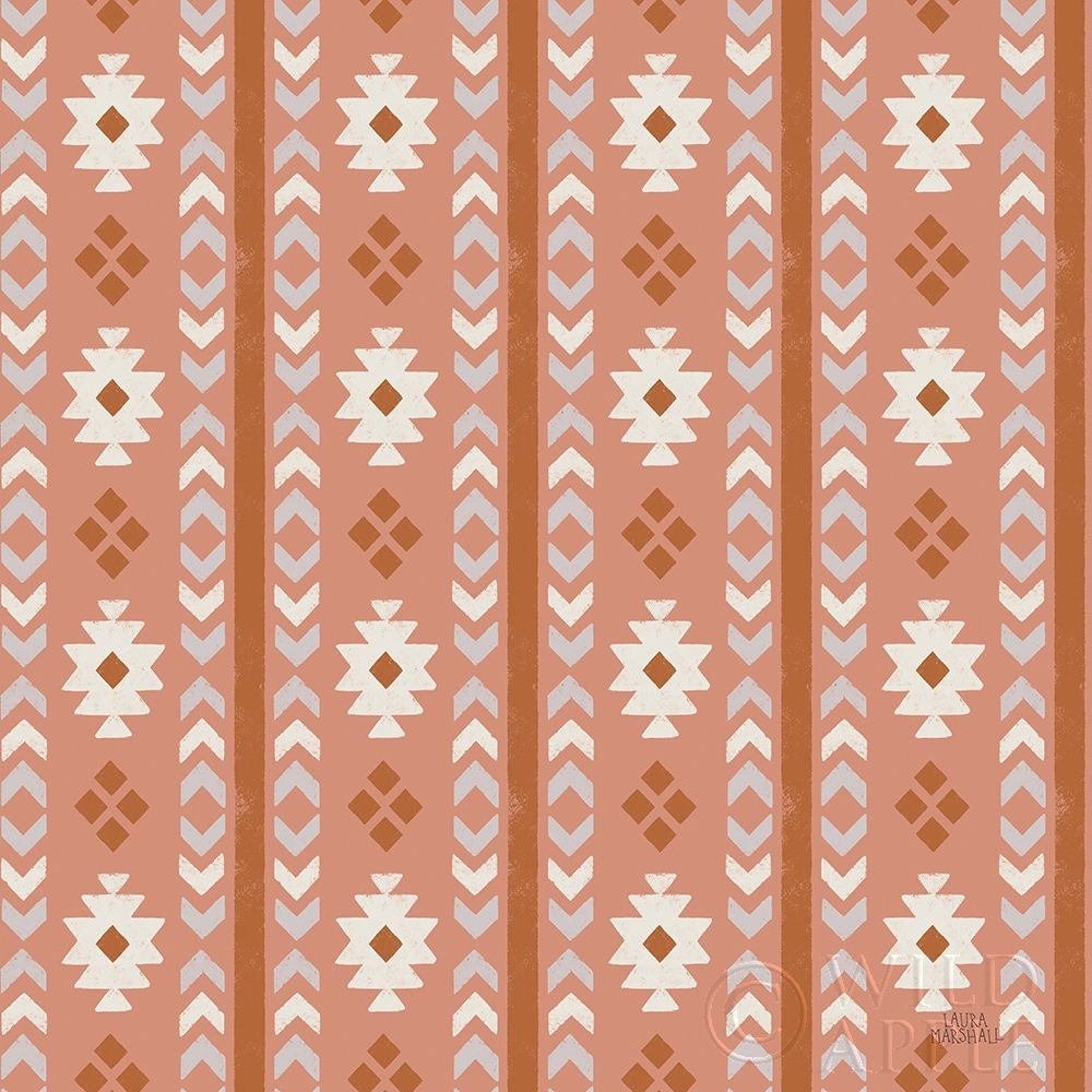 Gone Glamping Pattern VD Poster Print by Laura Marshall-VARPDX53628 Image 1