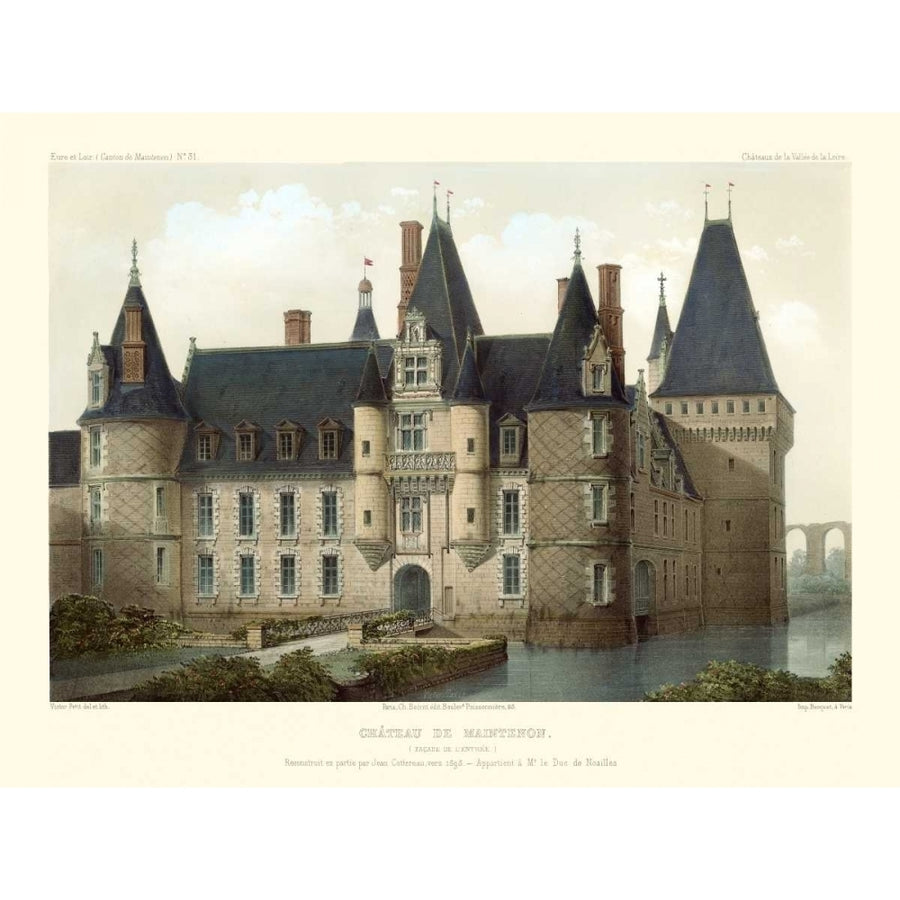 Petite French Chateaux II Poster Print - Victor Petit-VARPDX53652Z Image 1