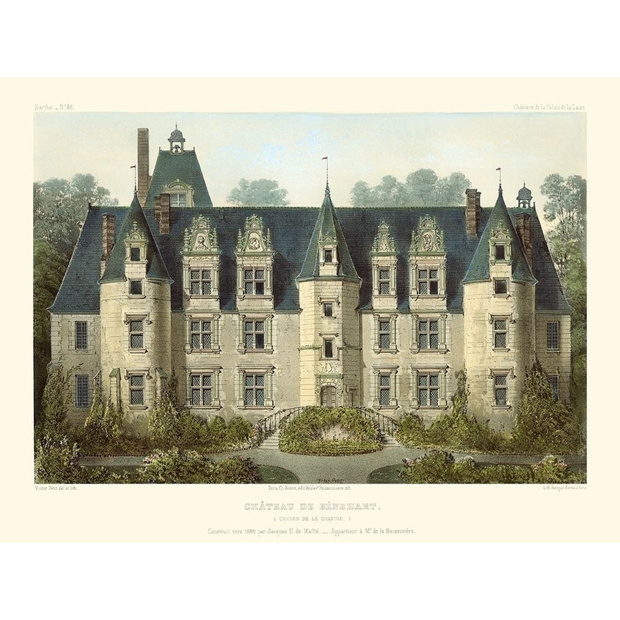 Petite French Chateaux III Poster Print - Victor Petit-VARPDX53653Z Image 1