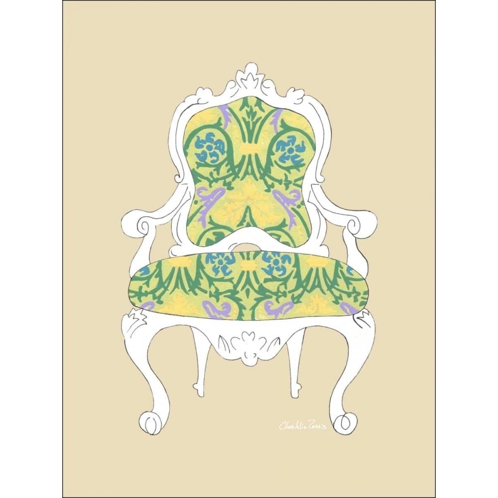 Decorative Chair II Poster Print - Chariklia Zarris-VARPDX53669Z Image 1