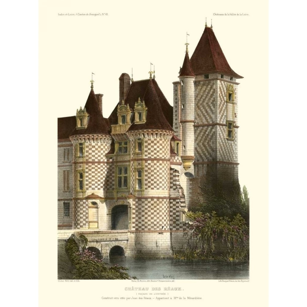 Petite French Chateaux X Poster Print - Victor Petit-VARPDX53660Z Image 1