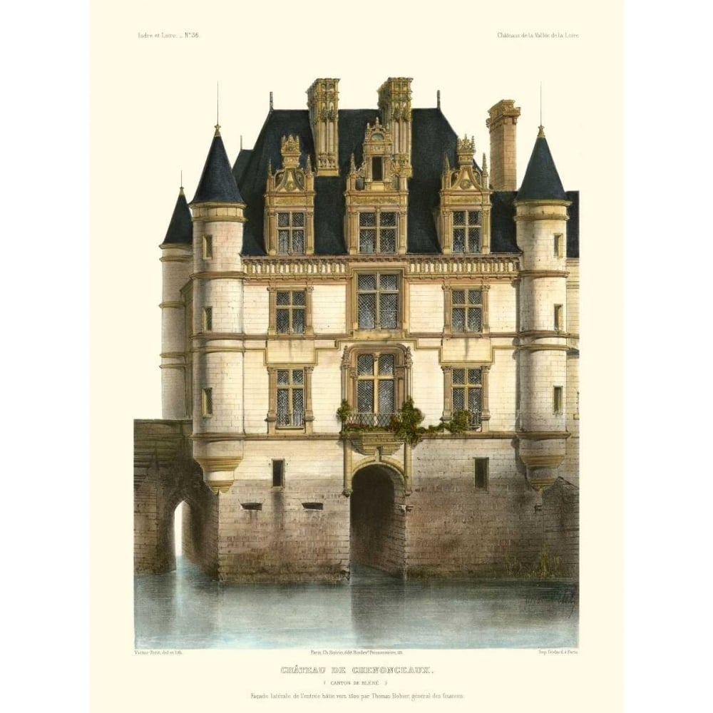 Petite French Chateaux XI Poster Print - Victor Petit-VARPDX53661Z Image 1