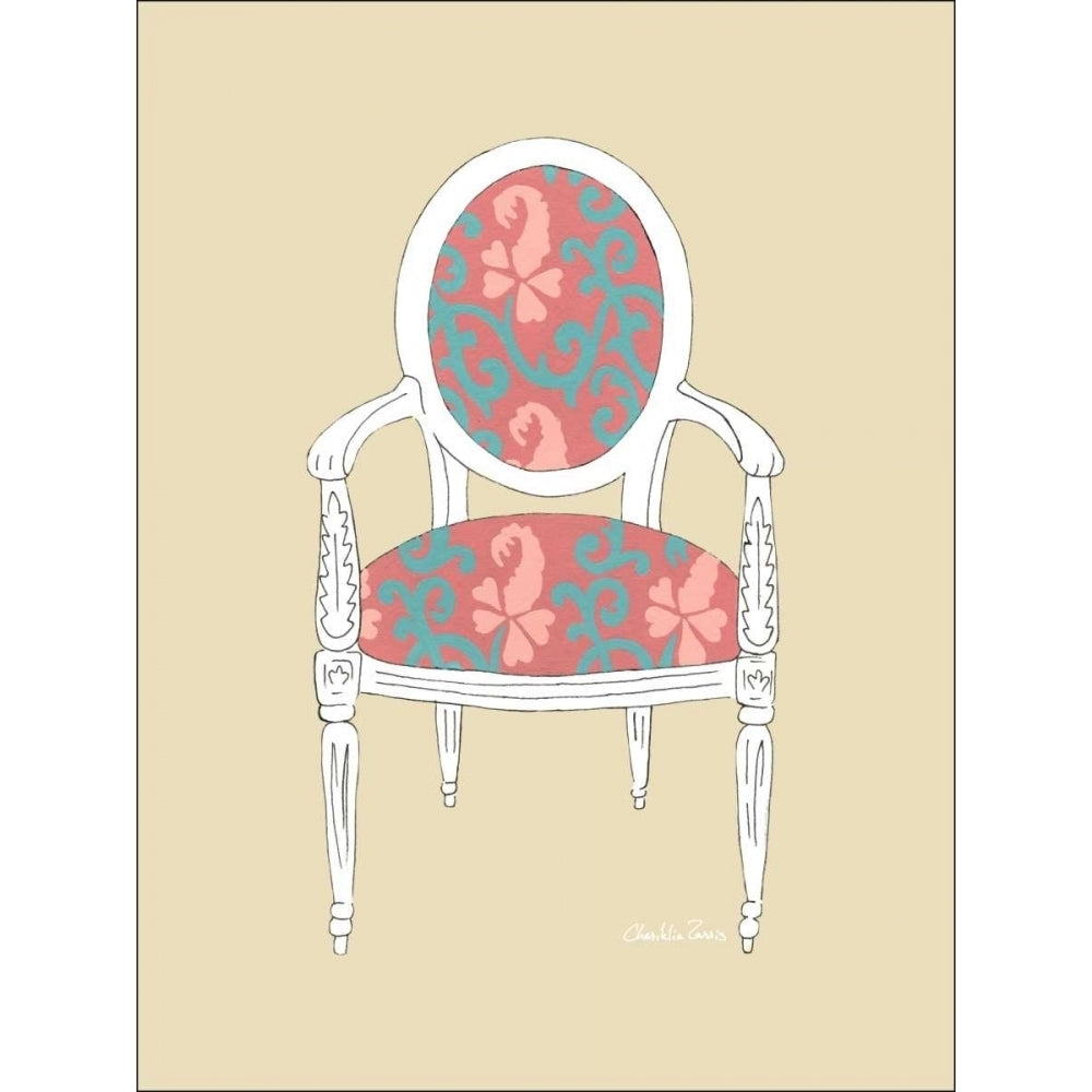 Decorative Chair IV Poster Print - Chariklia Zarris-VARPDX53671Z Image 1