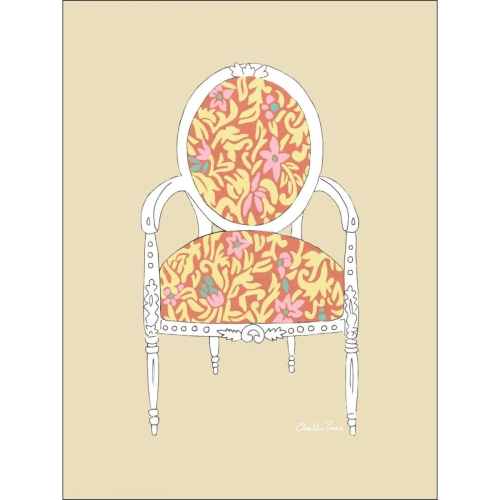 Decorative Chair I Poster Print - Chariklia Zarris-VARPDX53668Z Image 1