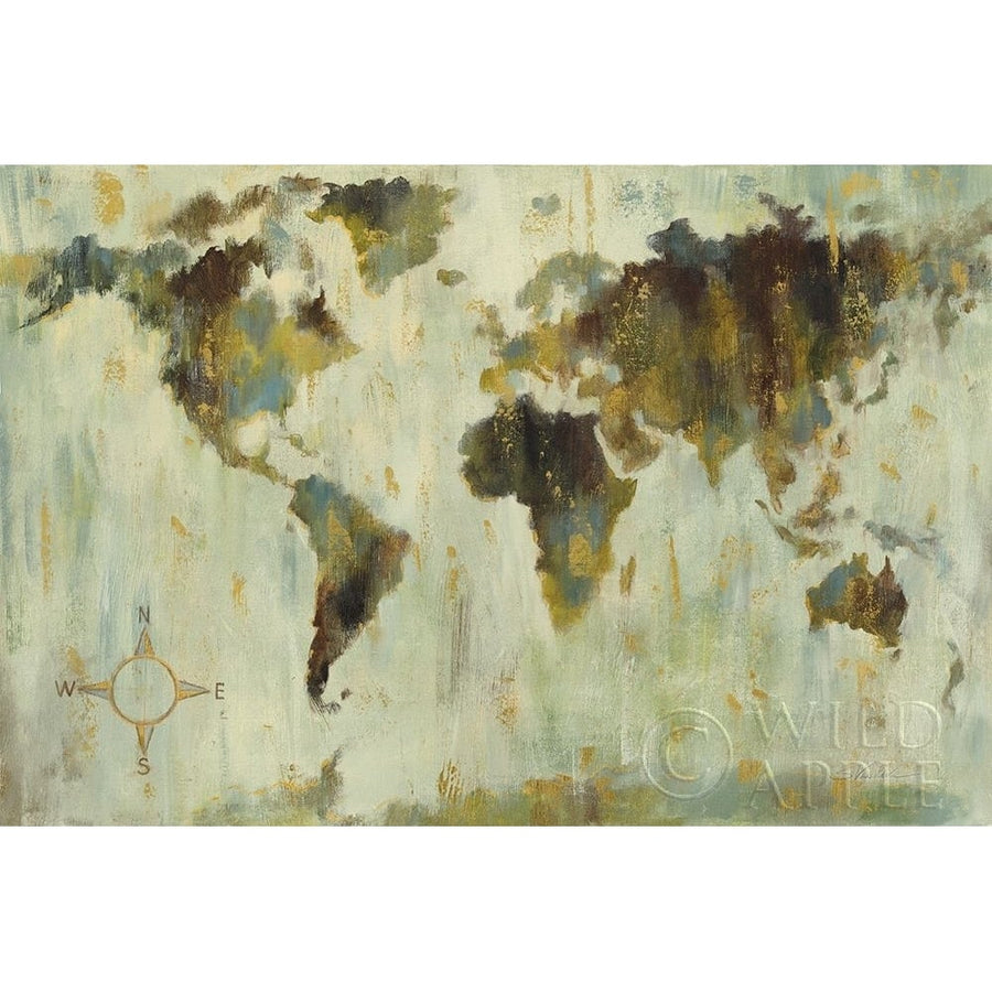 Bronze World Map Poster Print by Silvia Vassileva-VARPDX53713 Image 1