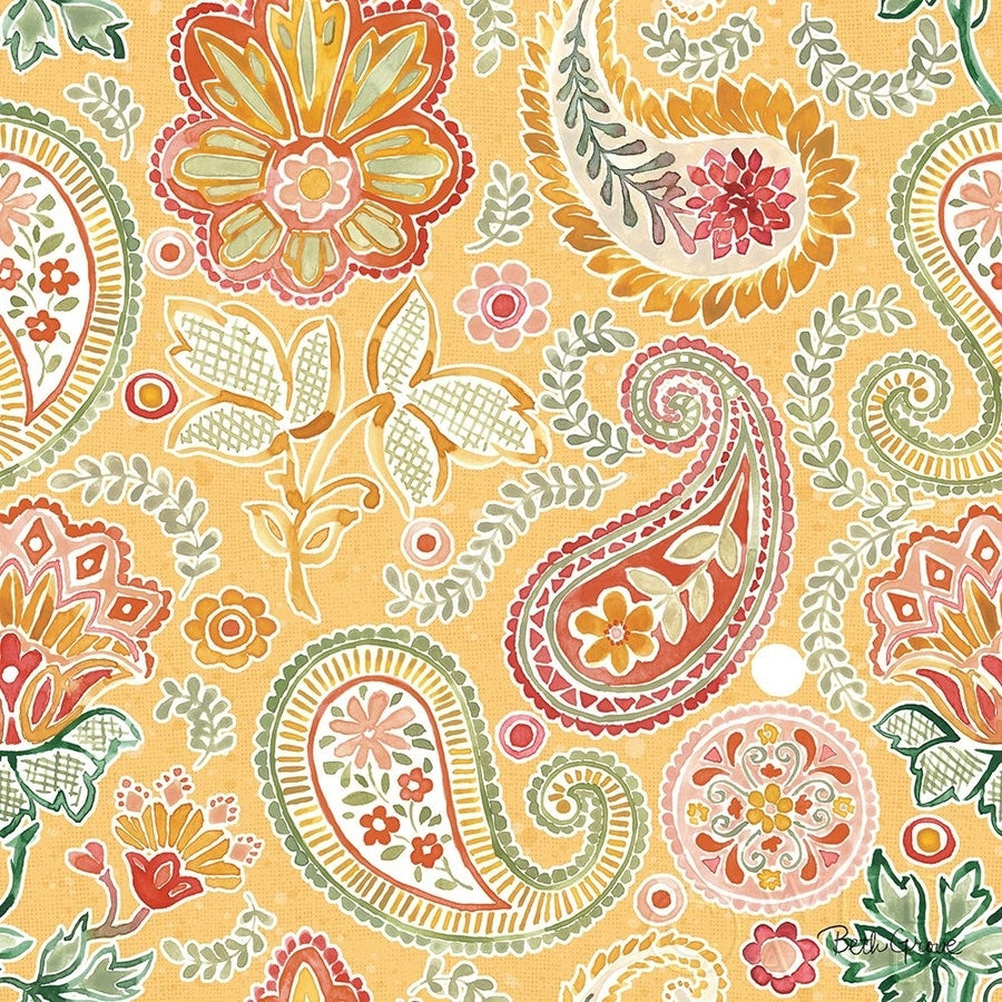 Harvest Bouquet Pattern VIIE Poster Print by Beth Grove-VARPDX53806 Image 1