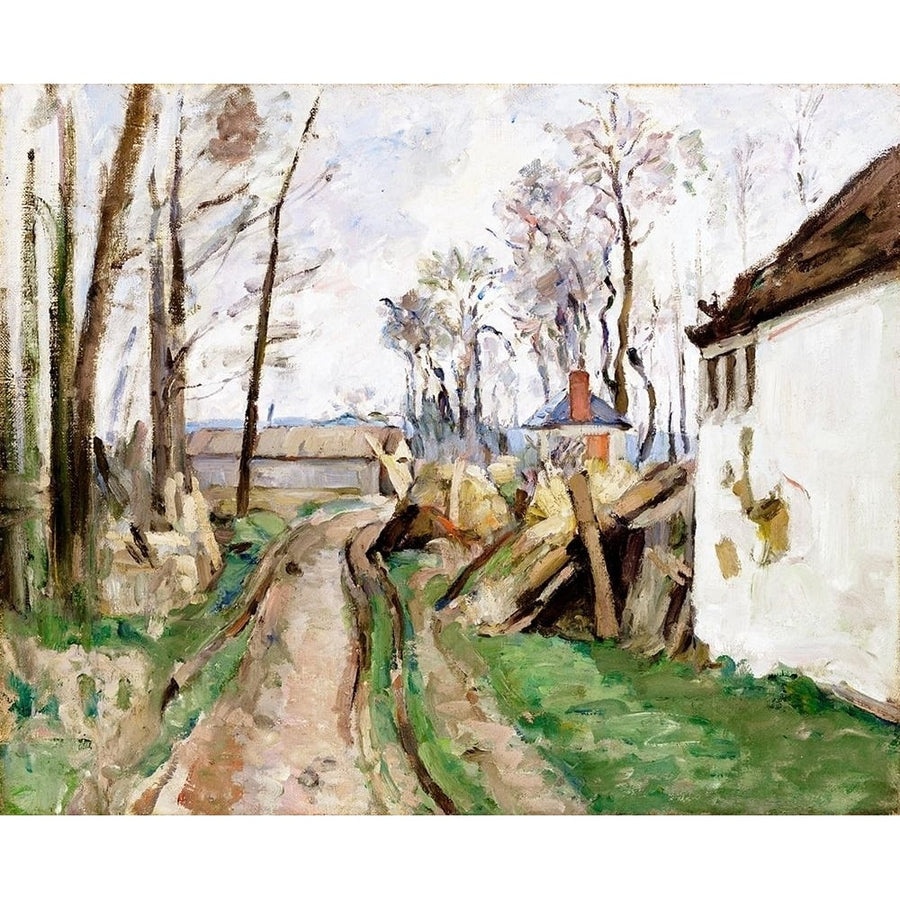 A Village Road near Auvers Poster Print by Paul Cezanne-VARPDX53845 Image 1