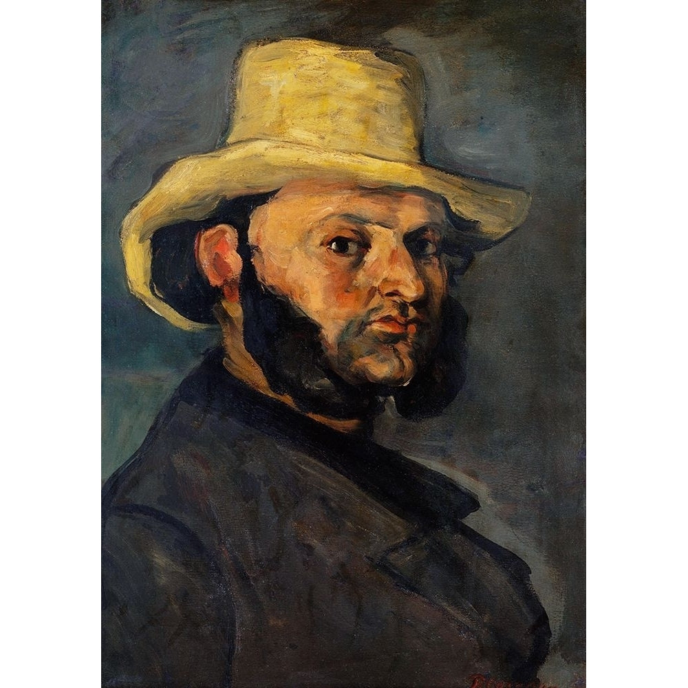 Gustave Boyer in a Straw Hat Poster Print by Paul Cezanne-VARPDX53847 Image 1