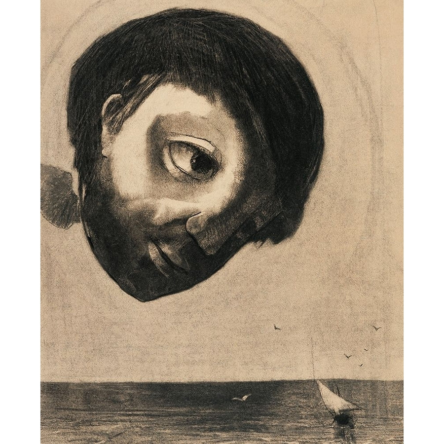 Guardian Spirit of the Waters Poster Print by Odilon Redon-VARPDX54004 Image 1