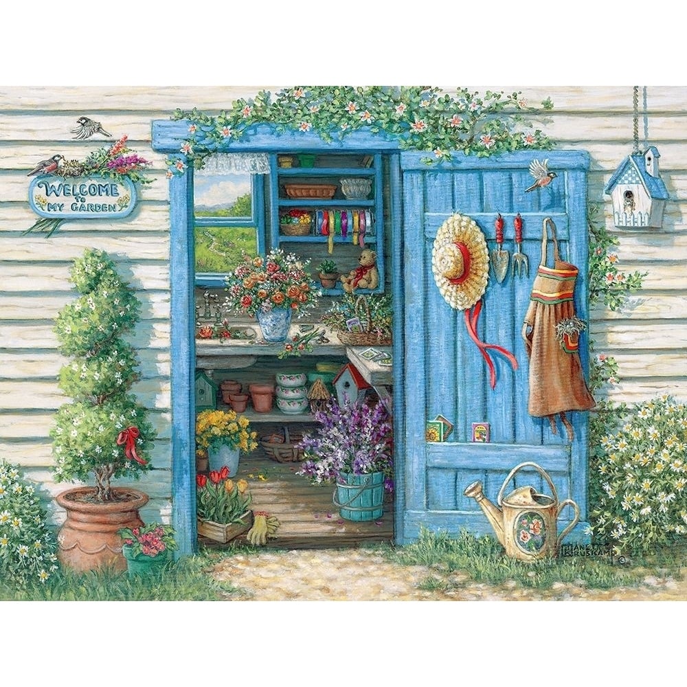 Welcome To My Garden Poster Print by Janet Kruskamp-VARPDX54135 Image 1