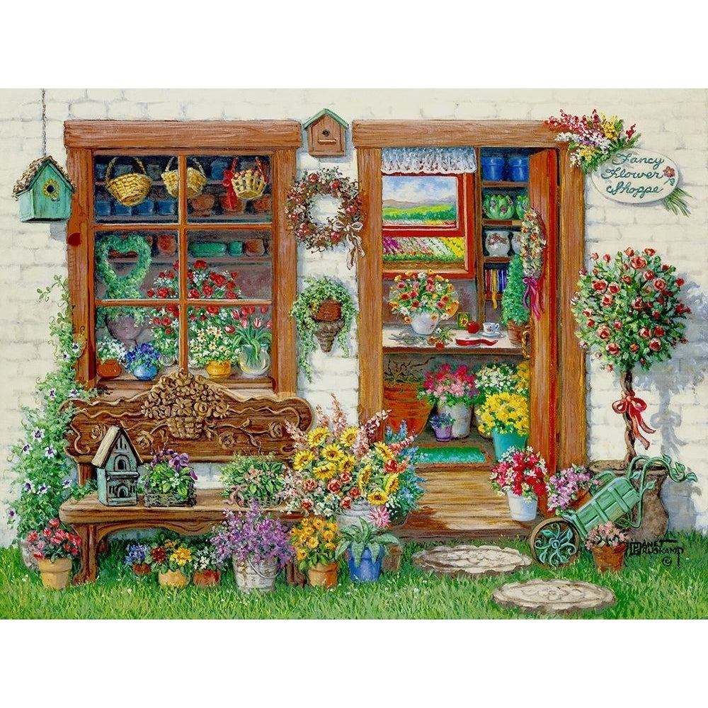 Fancy Flower Shoppe Poster Print by Janet Kruskamp-VARPDX54138 Image 1