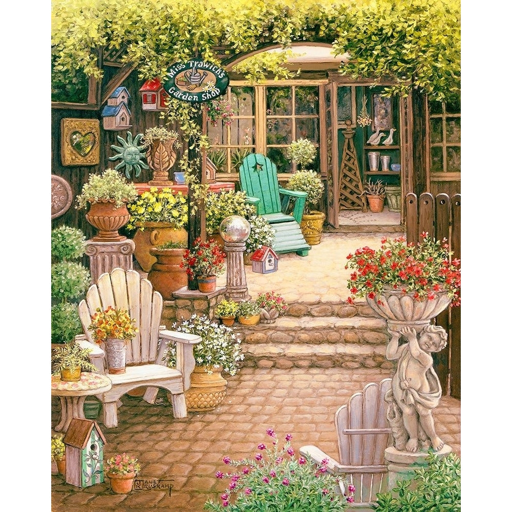 Miss Trawicks Garden Shop Poster Print by Janet Kruskamp-VARPDX54175 Image 1