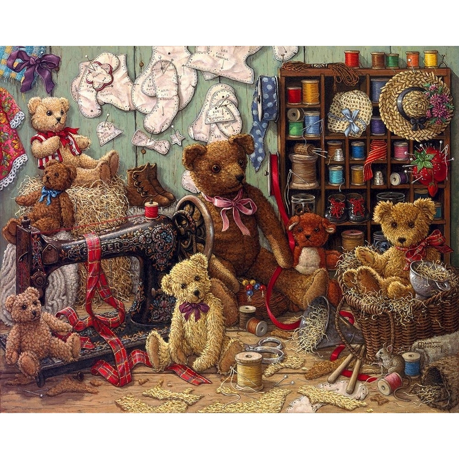 Teddy Bear Workshoppe Poster Print by Janet Kruskamp-VARPDX54204 Image 1