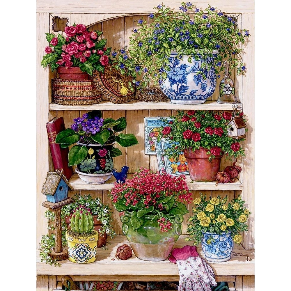 Flower Cupboard Poster Print by Janet Kruskamp-VARPDX54210 Image 1