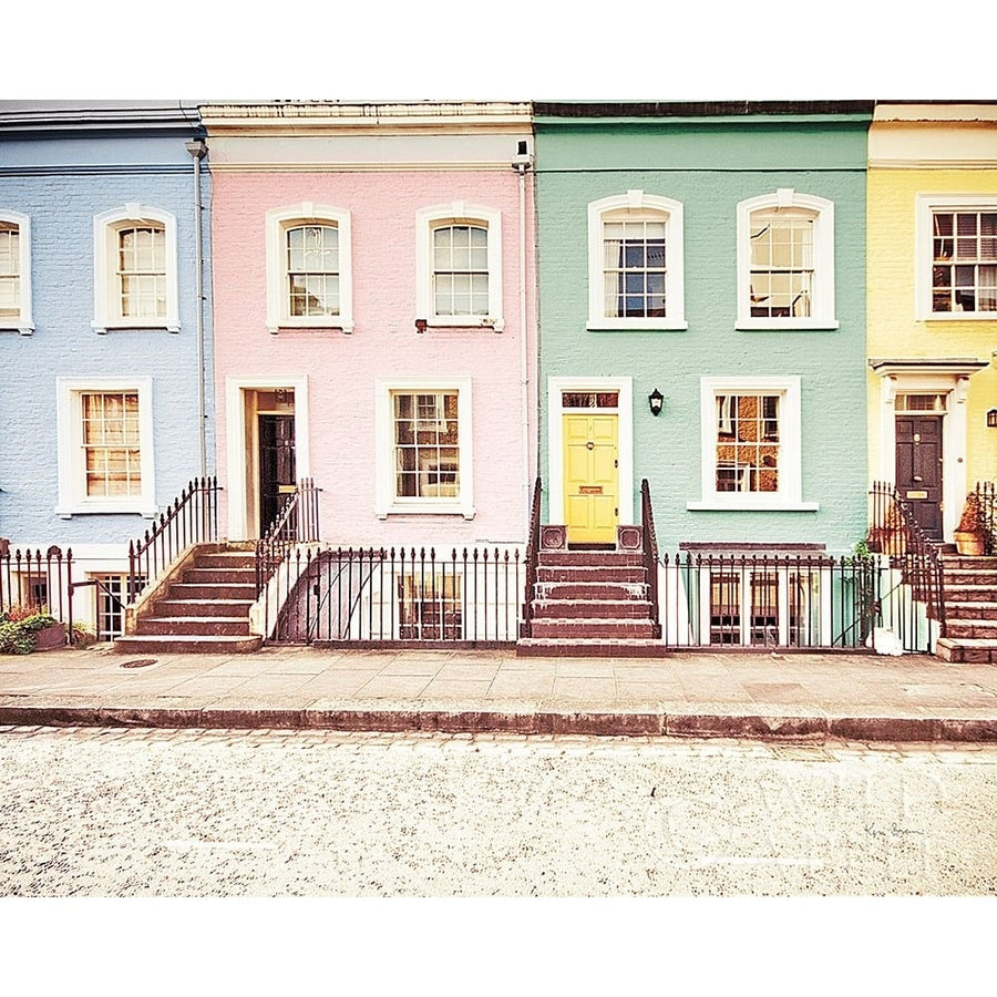 Chelsea Houses All Lined Up Spring Poster Print by Keri Bevan-VARPDX54226 Image 1