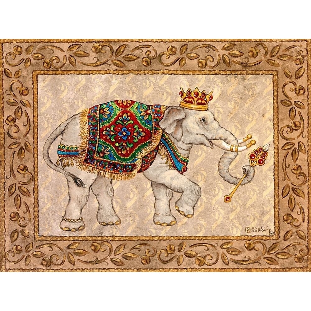 Royal Elephant I Poster Print by Janet Kruskamp-VARPDX54238 Image 1