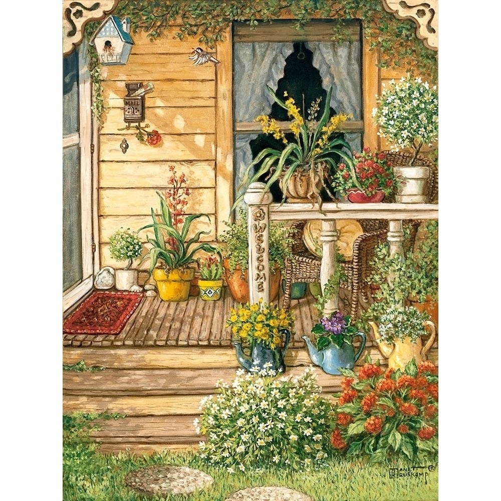 Summer Front Porch Poster Print by Janet Kruskamp-VARPDX54303 Image 1