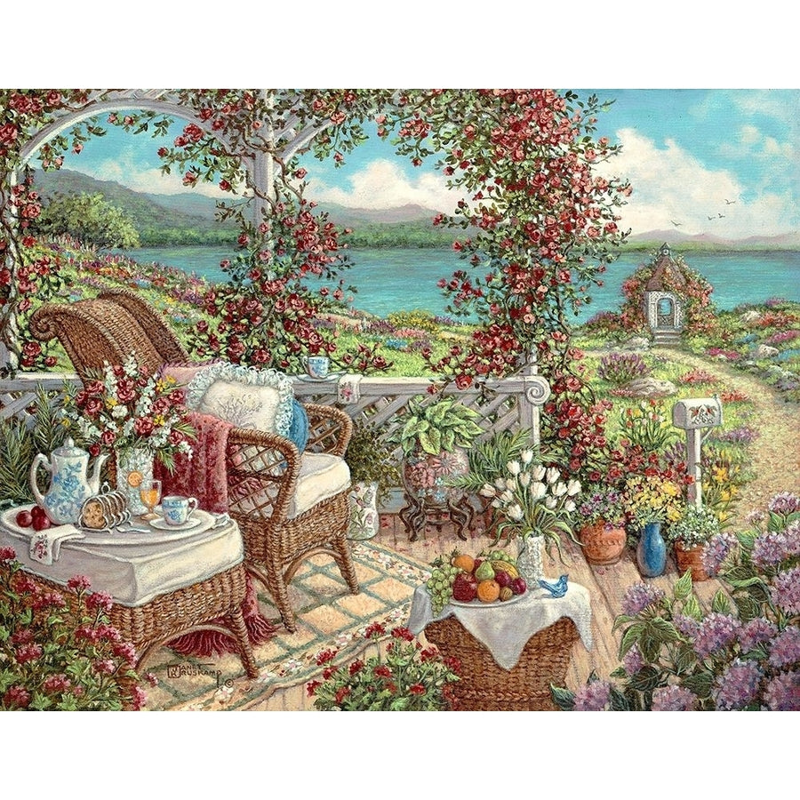 Breakfast On The Veranda Poster Print by Janet Kruskamp-VARPDX54106 Image 1