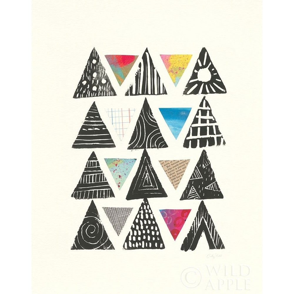 Triangles with Border Poster Print by Courtney Prahl-VARPDX54356 Image 1