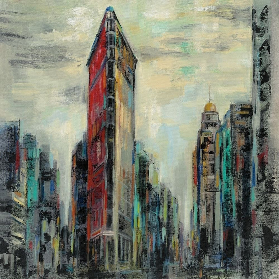 Manhattan Flatiron Building Poster Print by Silvia Vassileva-VARPDX54377 Image 1