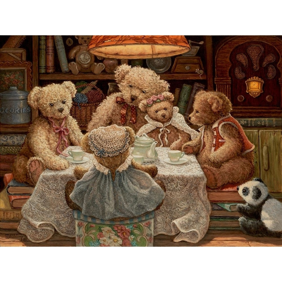 Teddy Bear Tea Party Poster Print by Janet Kruskamp-VARPDX54387 Image 1