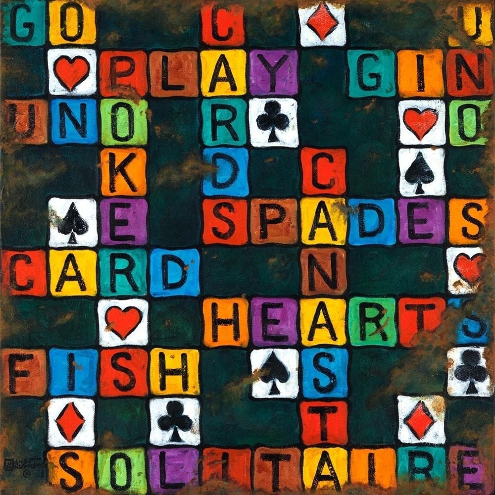 Play Cards Poster Print by Janet Kruskamp-VARPDX54392 Image 1