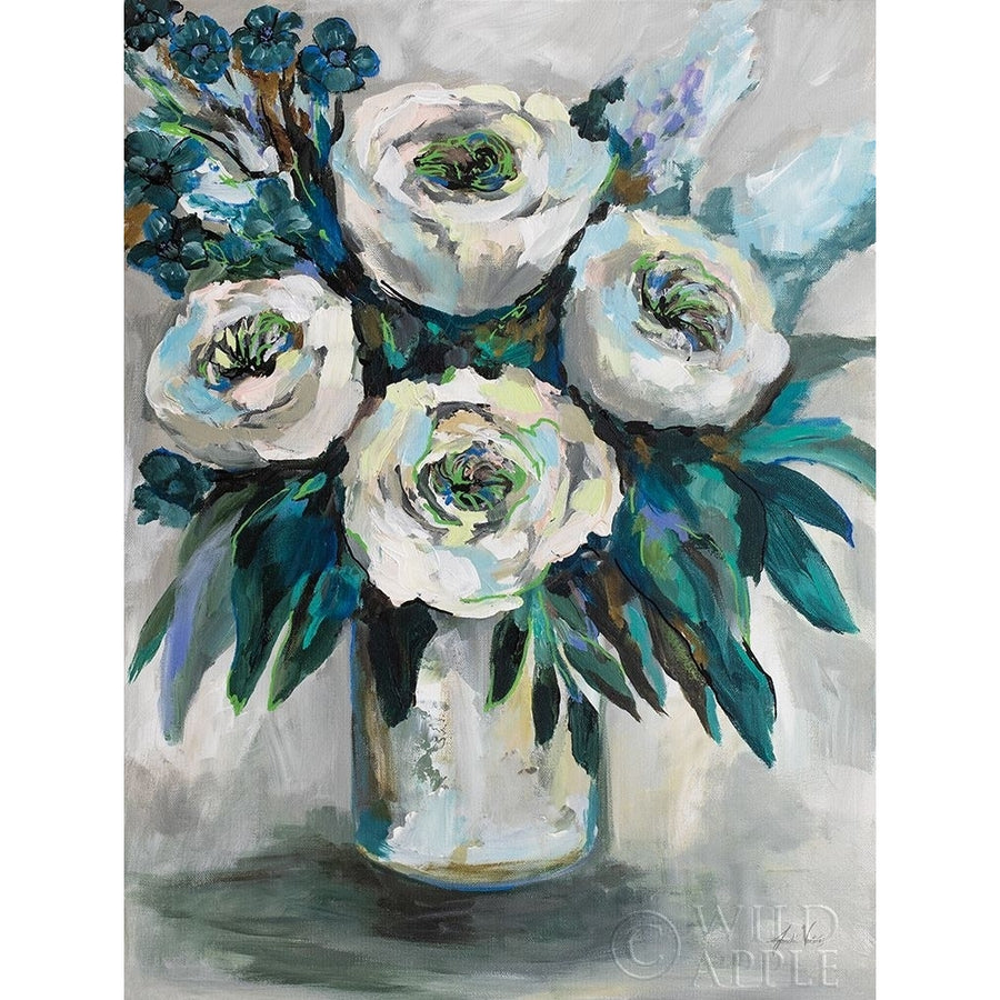 White Roses Bouquet Poster Print by Jeanette Vertentes-VARPDX54417 Image 1