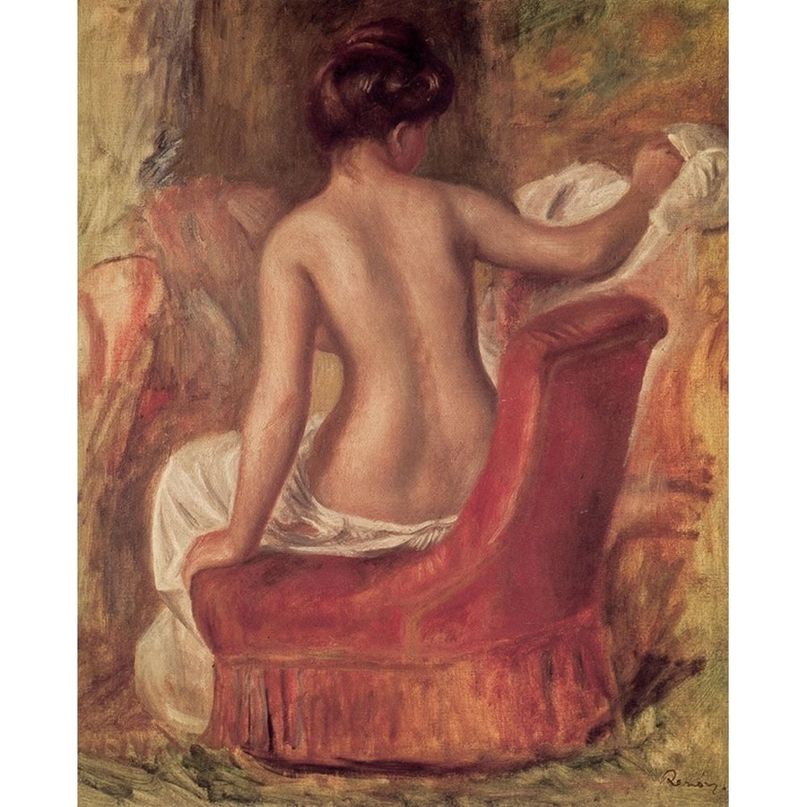 Nude in a Chair Poster Print by Pierre-Auguste Renoir-VARPDX54437 Image 1