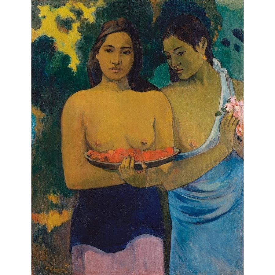 Two Tahitian Women Poster Print by Paul Gaugin-VARPDX54444 Image 1