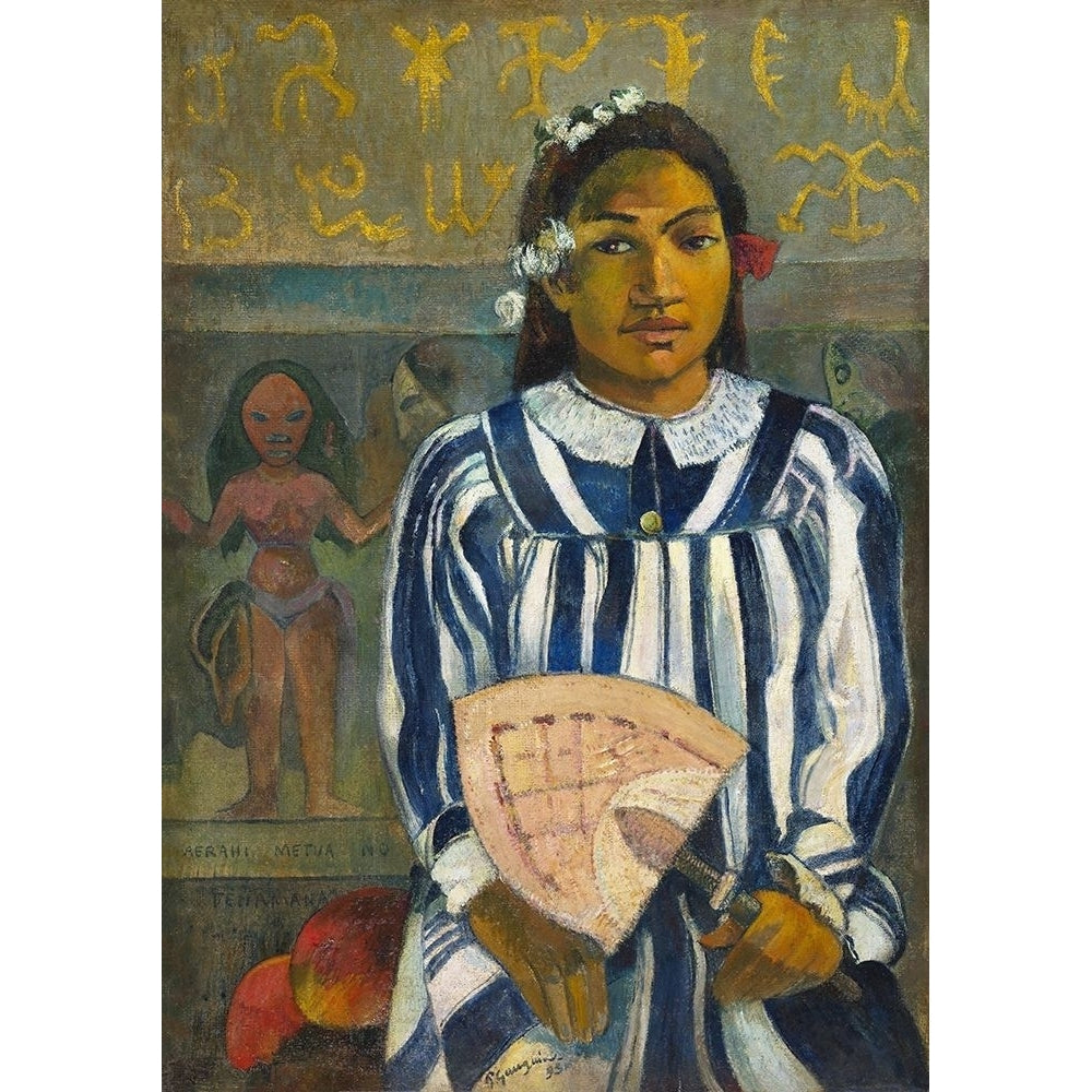 Tehamana Has Many Parents or The Ancestors of Tehamana?_ Poster Print by Paul Gaugin-VARPDX54452 Image 1