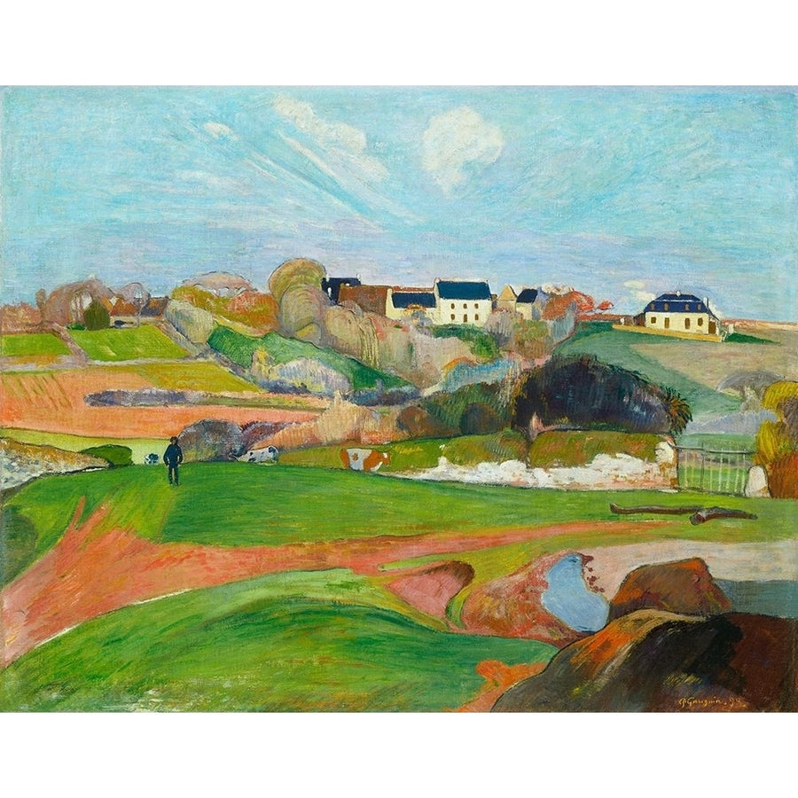 Landscape at Le Pouldu?_ Poster Print by Paul Gaugin-VARPDX54463 Image 1