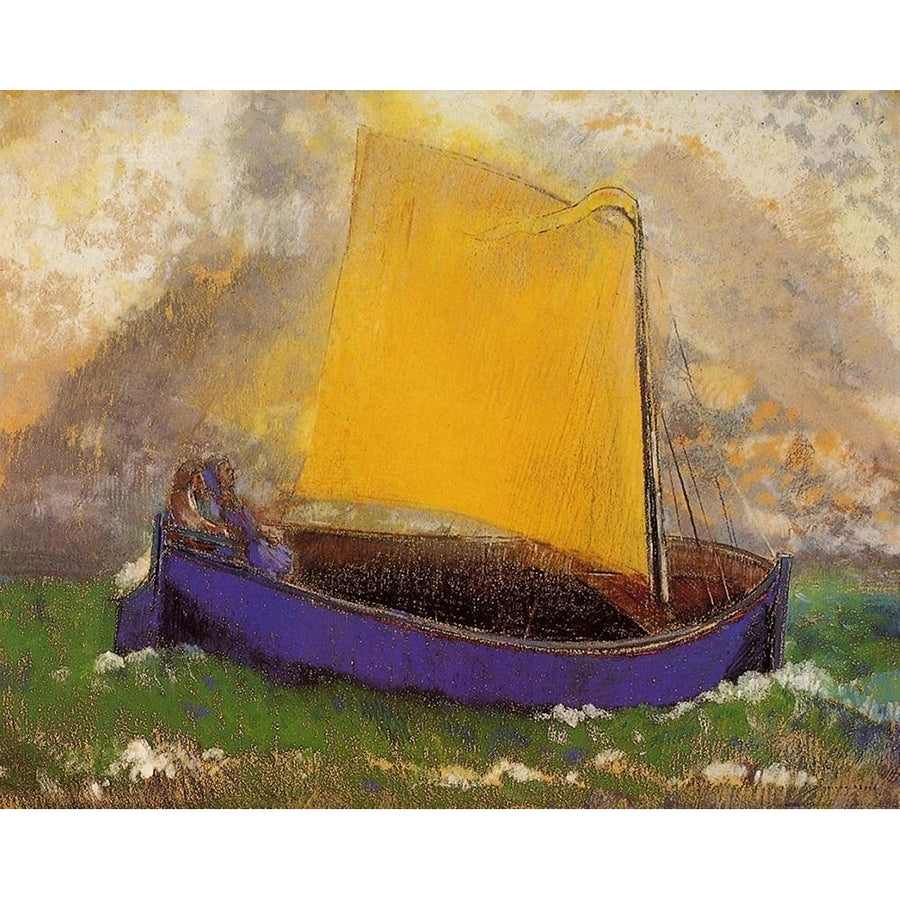 The Mysterious Boat Poster Print by Odilon Redon-VARPDX54646 Image 1