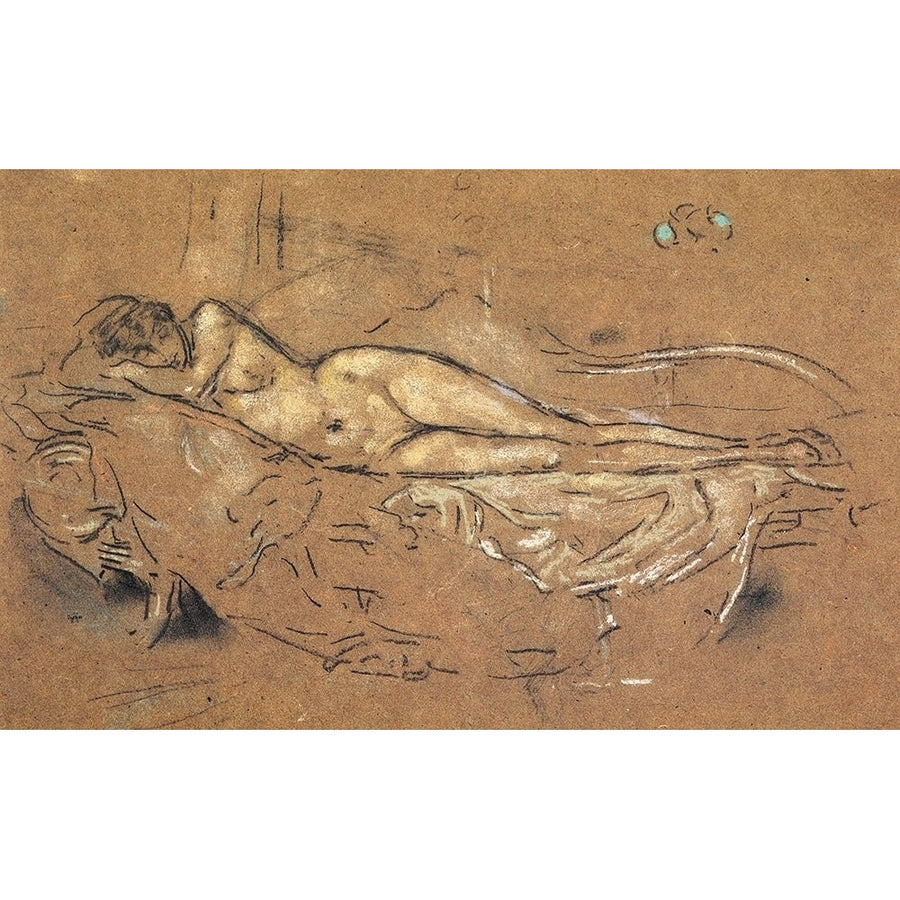 Reclining Nude 1900 Poster Print by James McNeill Whistler-VARPDX54667 Image 1