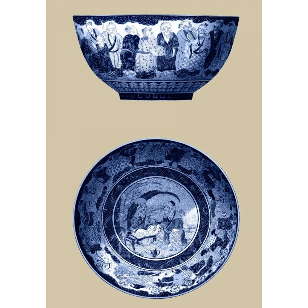 Porcelain in Blue and White II Poster Print - Studio Vision-VARPDX54722Z Image 1