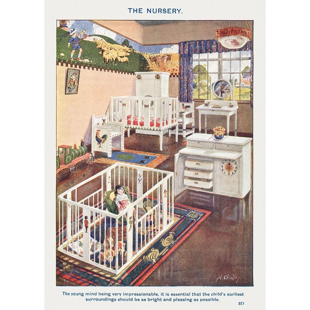 The Nursery Poster Print by Mrs. Beetons Book of Household Management Mrs. Beetons Book of Household Image 1