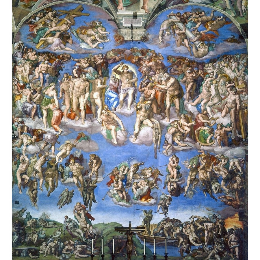 The Last Judgement Poster Print by Michelangelo Michelangelo-VARPDX54724 Image 1