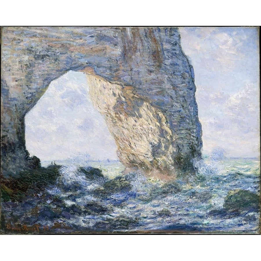 The Manneporte At Etretat Poster Print by Claude Monet-VARPDX54825 Image 1