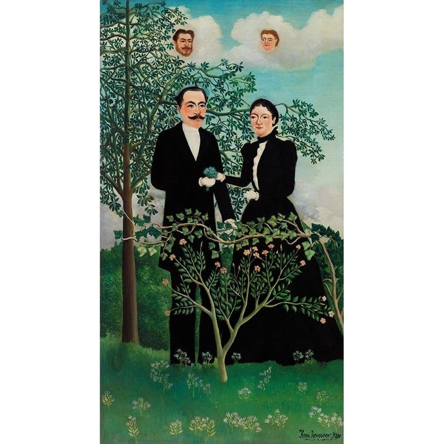 The Past and the Present or Philosophical Thought by Henri Rousseau-VARPDX54845 Image 1