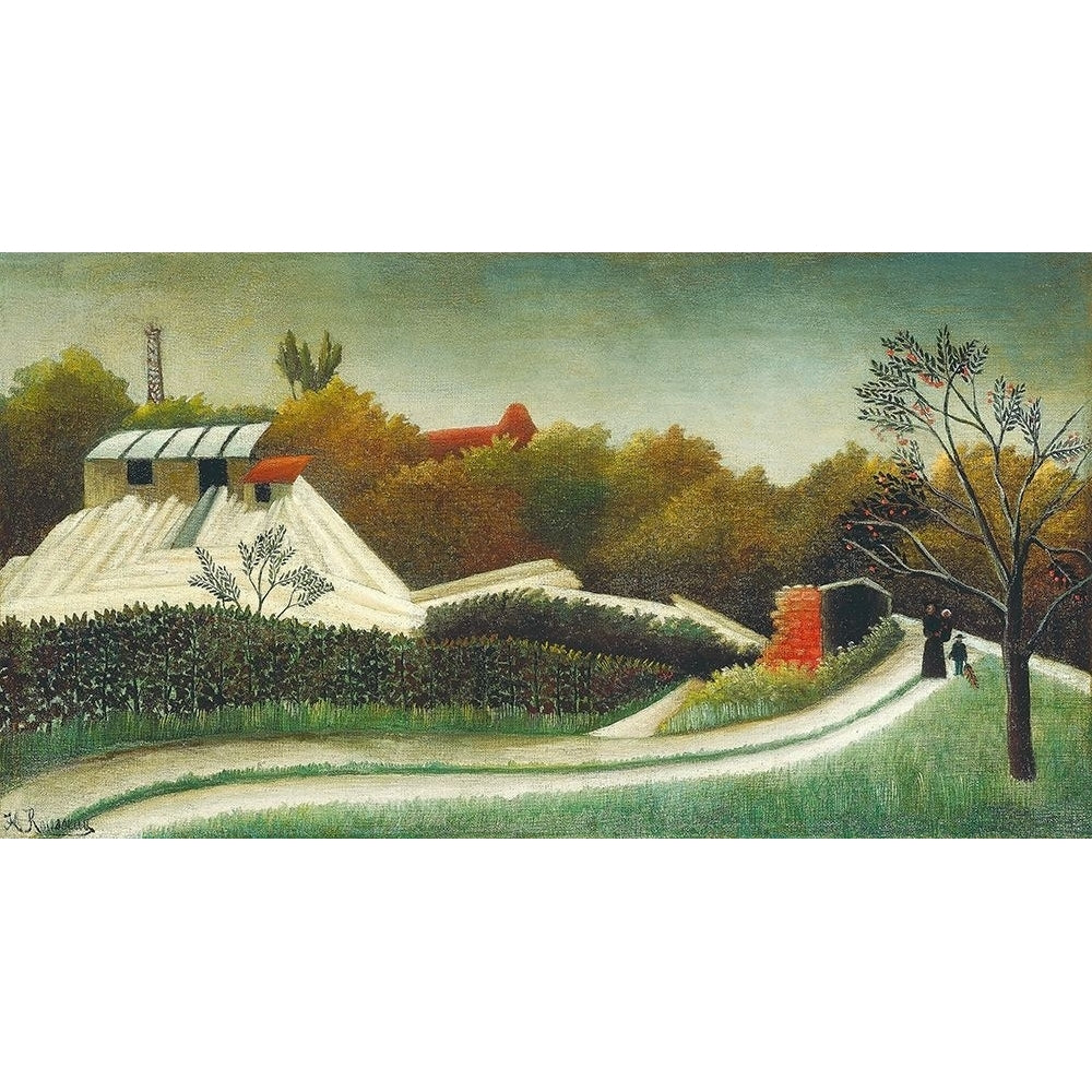 Sawmill Outskirts of Paris 1895 by Henri Rousseau-VARPDX54850 Image 1