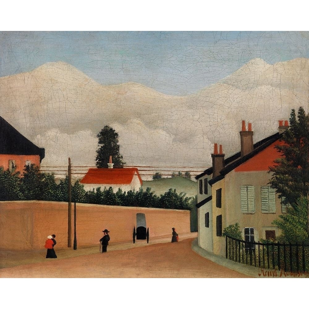 Outskirts of Paris 1895 Poster Print by Henri Rousseau-VARPDX54849 Image 1