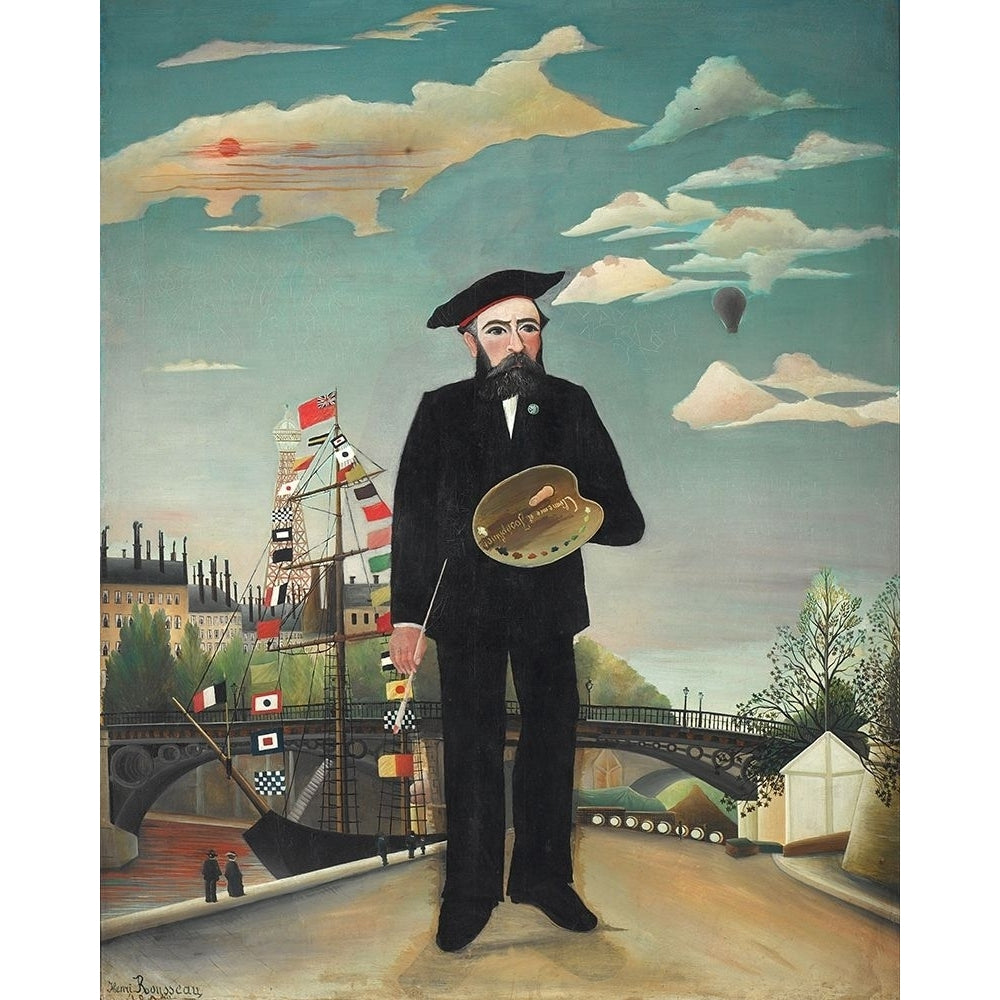 Self Portrait Poster Print by Henri Rousseau-VARPDX54855 Image 1