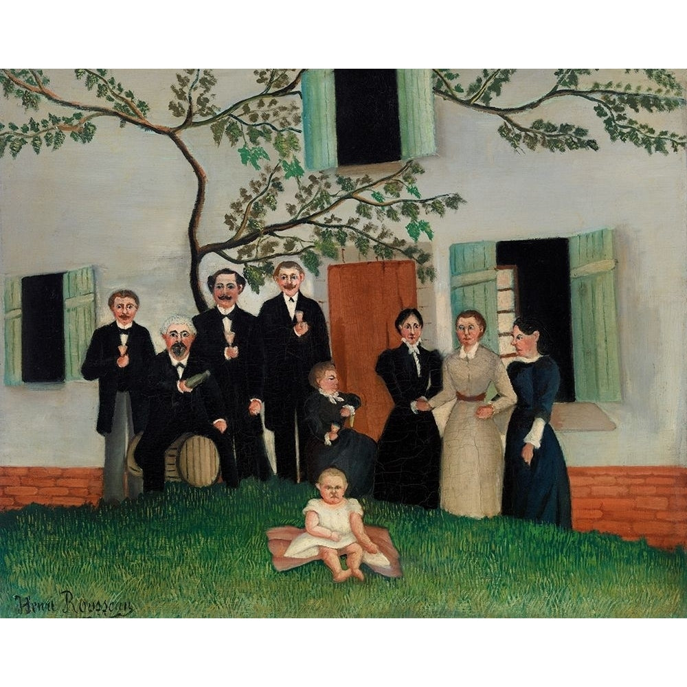 The Family 1900 Poster Print by Henri Rousseau-VARPDX54852 Image 1