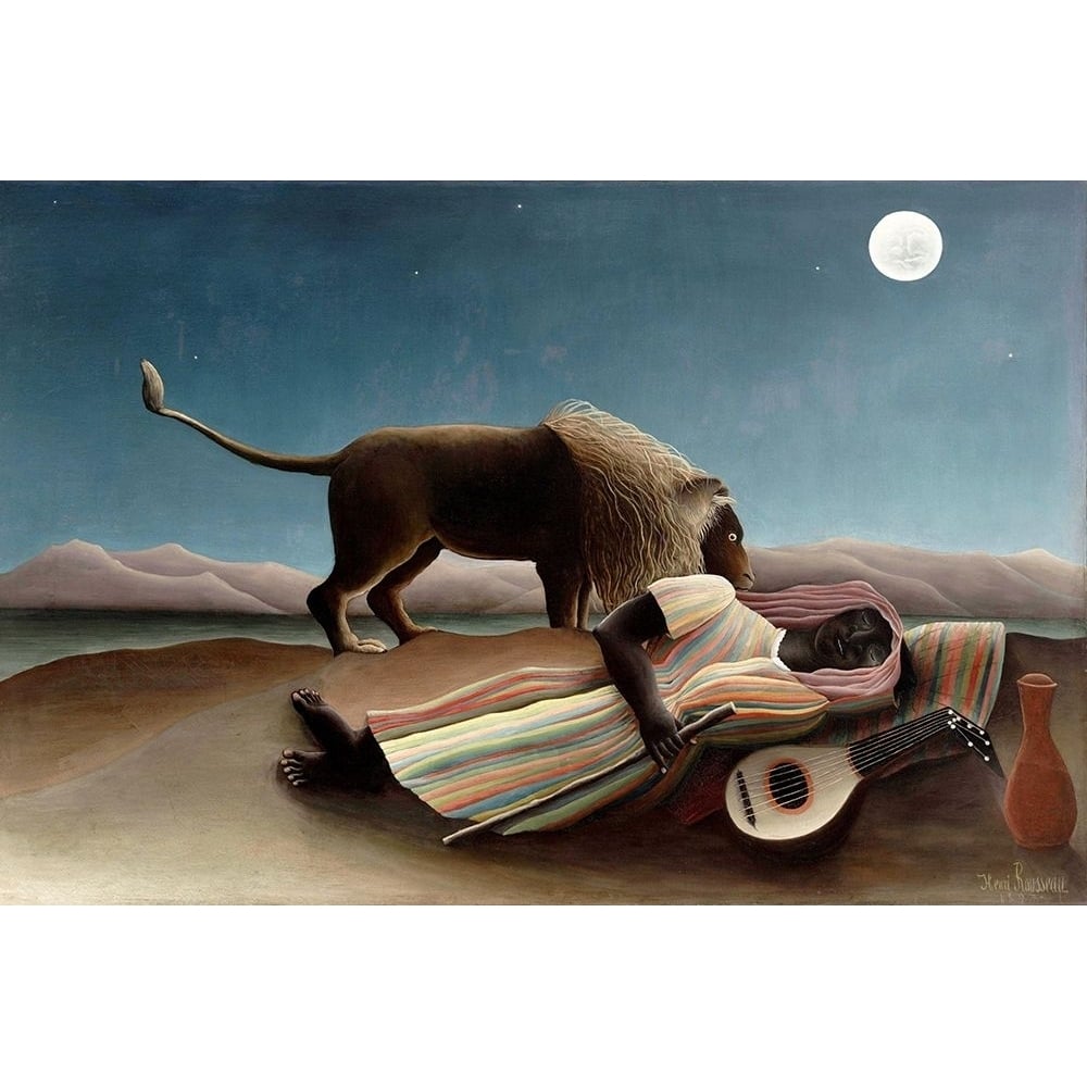 The Sleeping Gypsy Poster Print by Henri Rousseau-VARPDX54856 Image 1