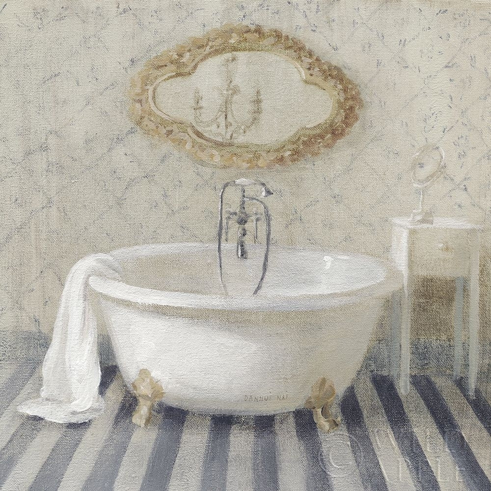 Victorian Bath II Navy Poster Print by Danhui Nai-VARPDX54870 Image 1