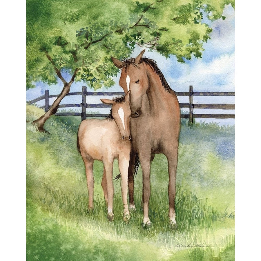 Farm Family Horses Poster Print by Kathleen Parr McKenna-VARPDX55013 Image 1