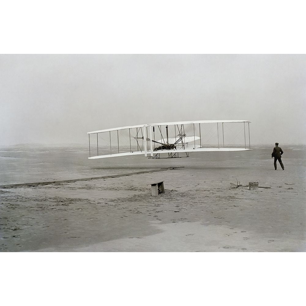 First Flight - December 17 1903 Poster Print by NASA NASA-VARPDX55017 Image 1