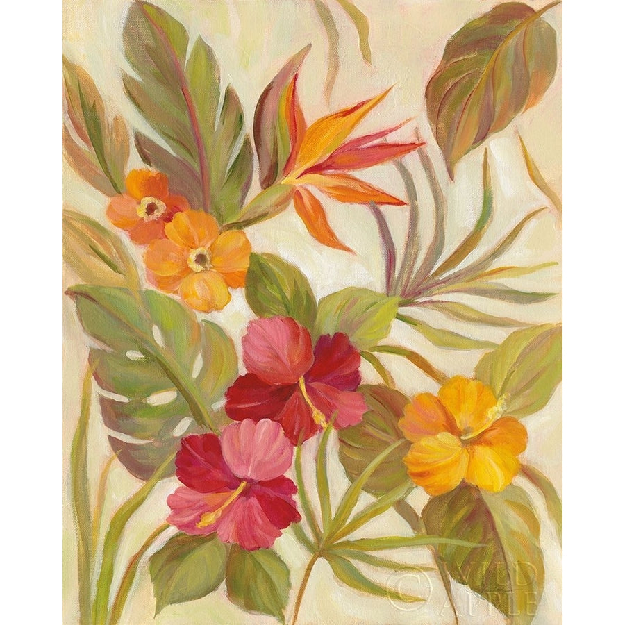 Coral Tropical Floral I Poster Print by Silvia Vassileva-VARPDX55087 Image 1