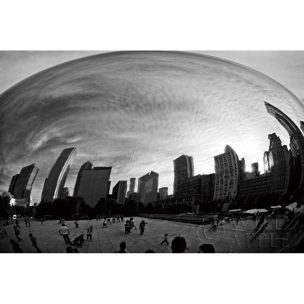 The Bean Chicago BW Poster Print by Debra Van Swearingen-VARPDX55175 Image 1