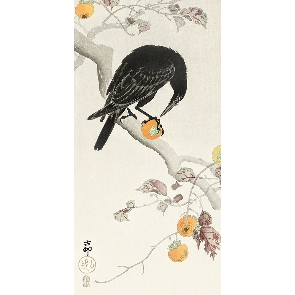 Crow with kaki fruit by Ohara Koson-VARPDX55202 Image 1